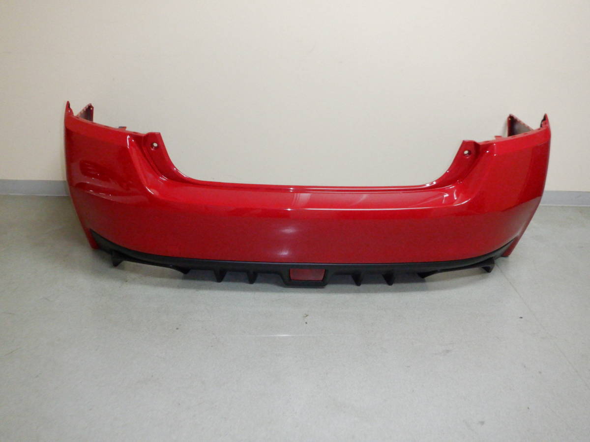 ★☆　※個人宅配送不可※　①　WRX VAB STI　　後期　リア バンパー　M7Y　赤　中古美品　☆★