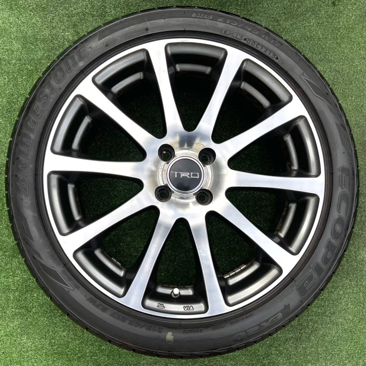 トヨタ TRD 純正 オプション 17インチ アルミホイール☆BRIDGESTONE 
