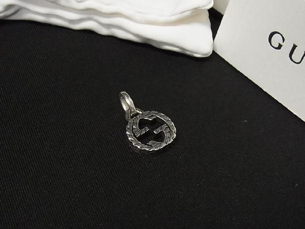1円 □極美品□ GUCCI グッチ 925 インターロッキングG ネックレス 