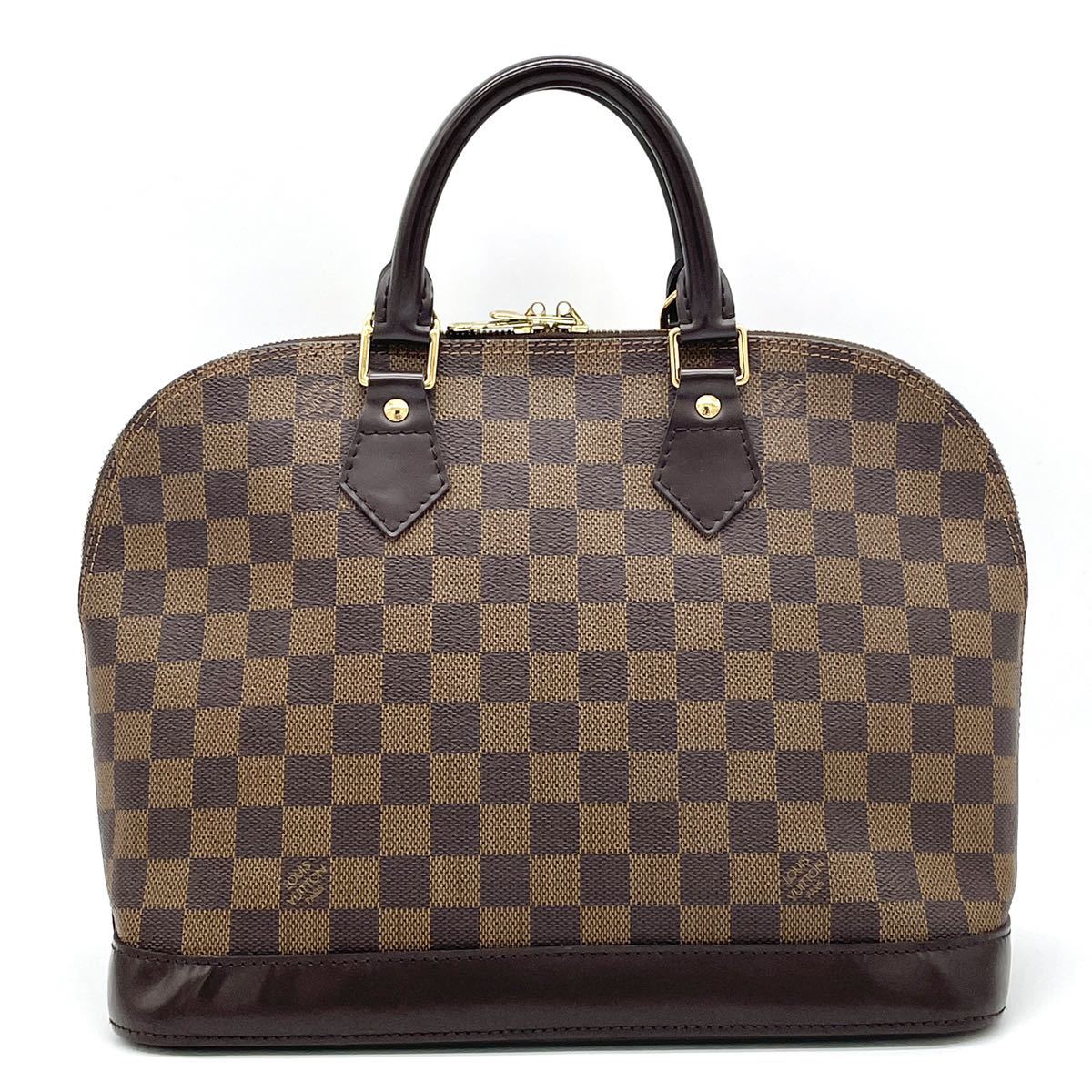 1円 極美品 LOUIS VUITTON ルイヴィトン ダミエ アルマPM ハンドバッグ 