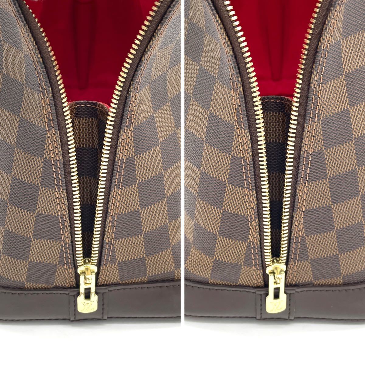 1円 極美品 LOUIS VUITTON ルイヴィトン ダミエ アルマPM ハンドバッグ ミニボストン ダミエエベヌ N51131