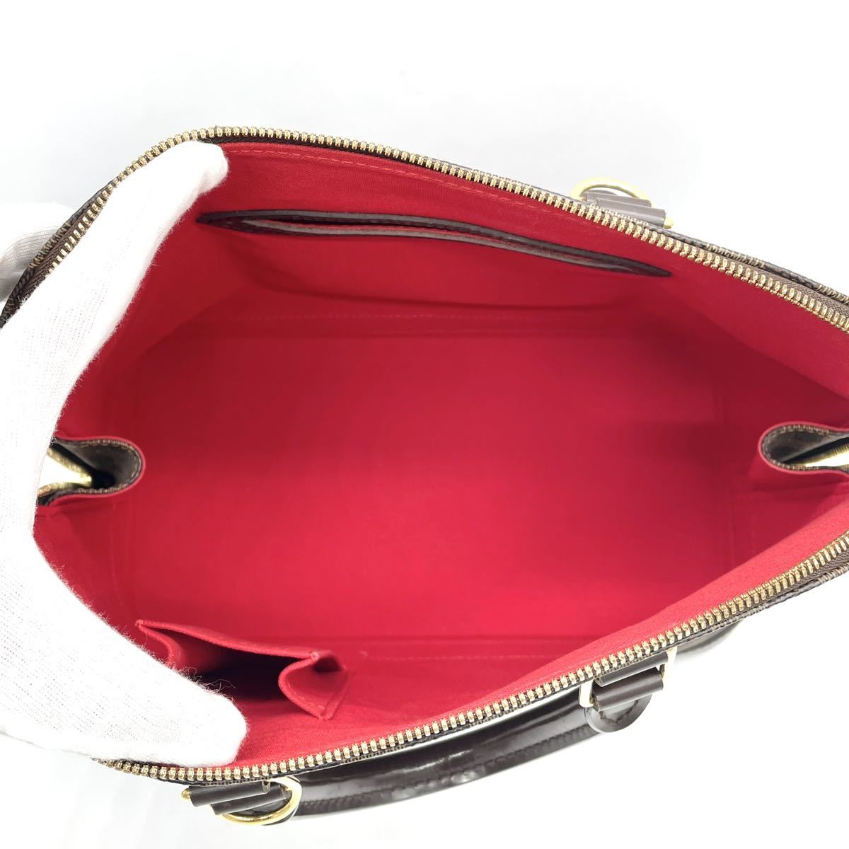 1円 極美品 LOUIS VUITTON ルイヴィトン ダミエ アルマPM ハンドバッグ 