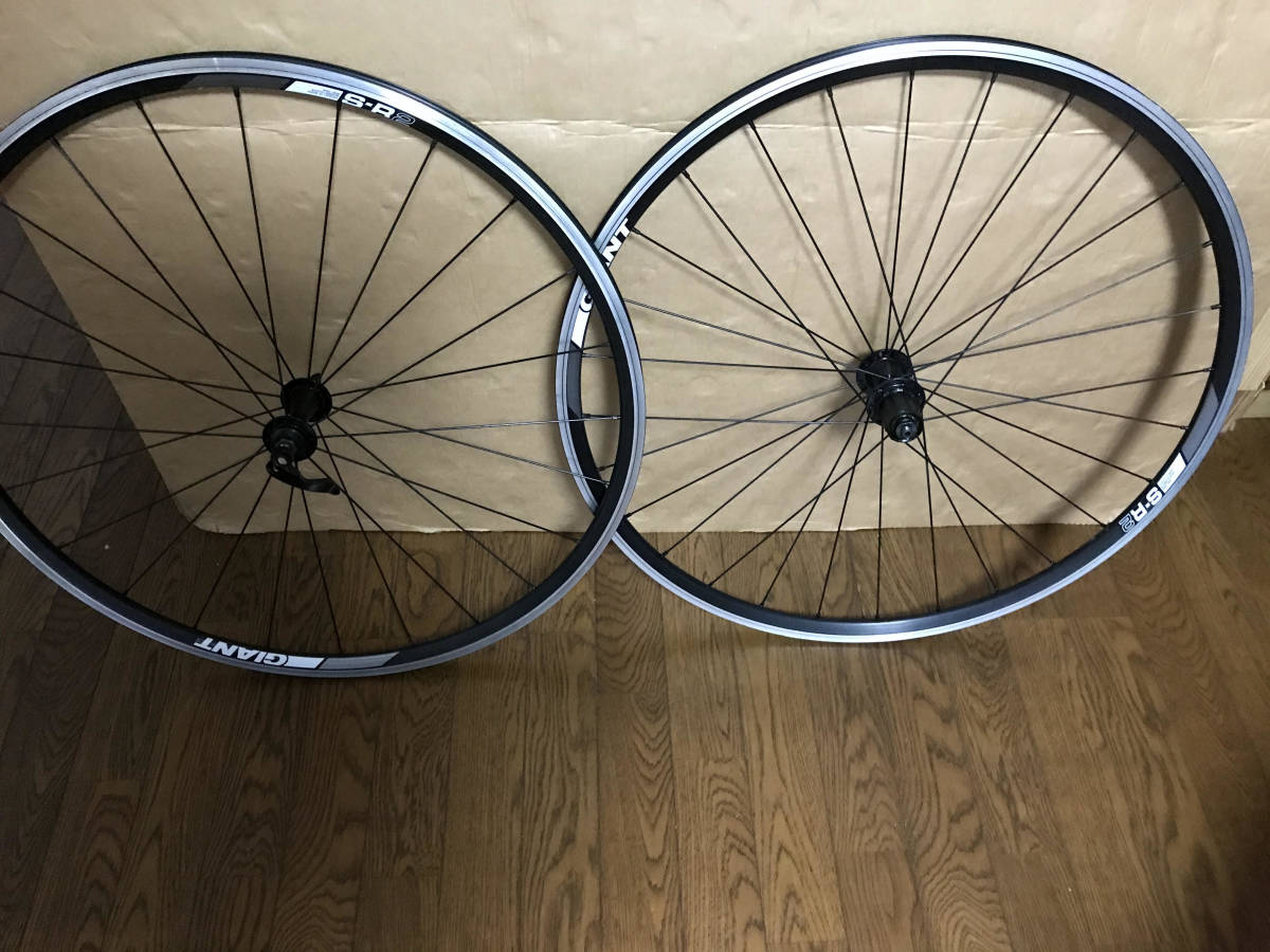 GIANT SR-2 純正 ホイール前後セット 700C用(27インチ、700C)｜売買