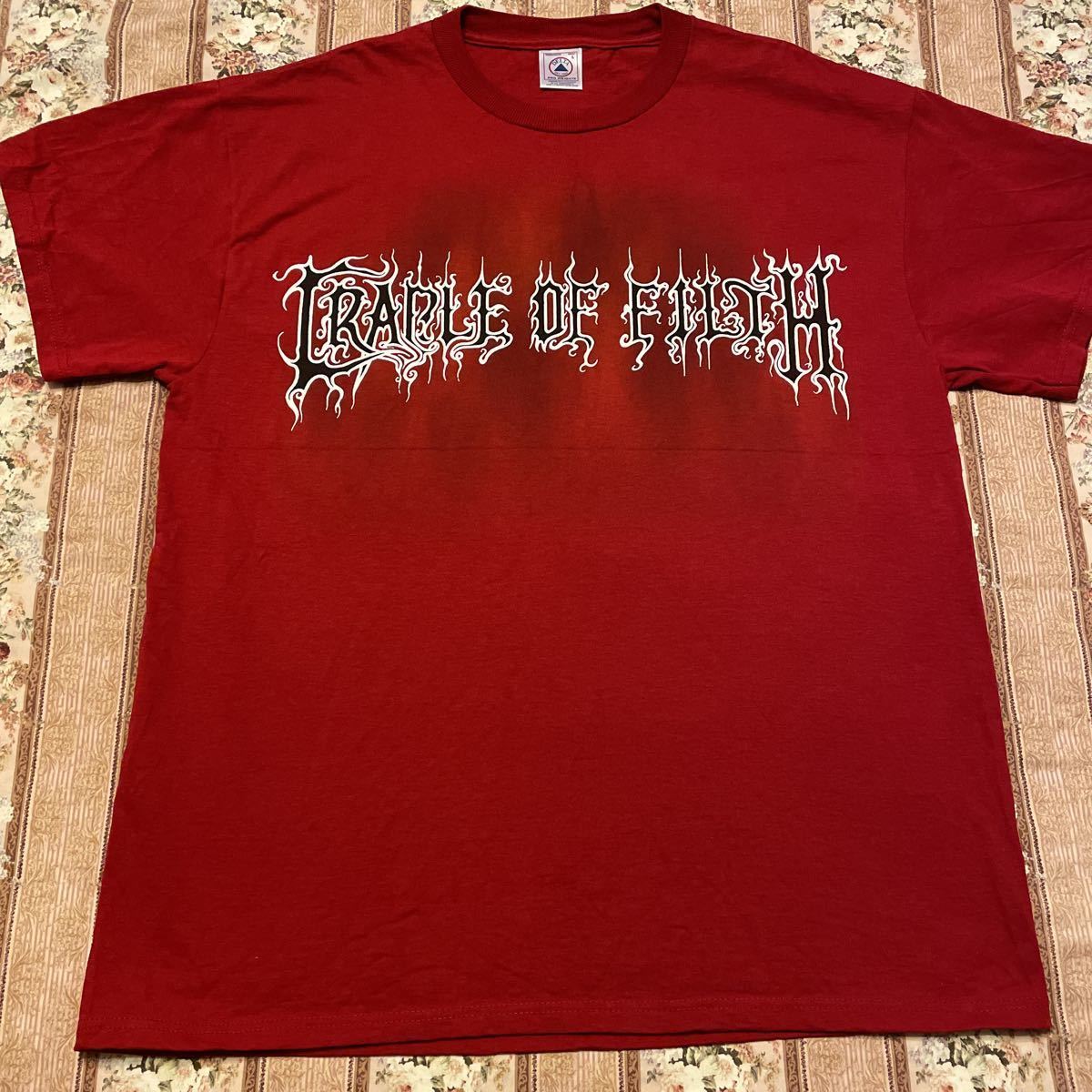  CRADLE OF FILTH クレイドル オブ フィルス Tシャツ Lサイズ(Tシャツ)｜売買されたオークション情報、yahooの商品情報をアーカイブ公開 - オークファン Tシャツ