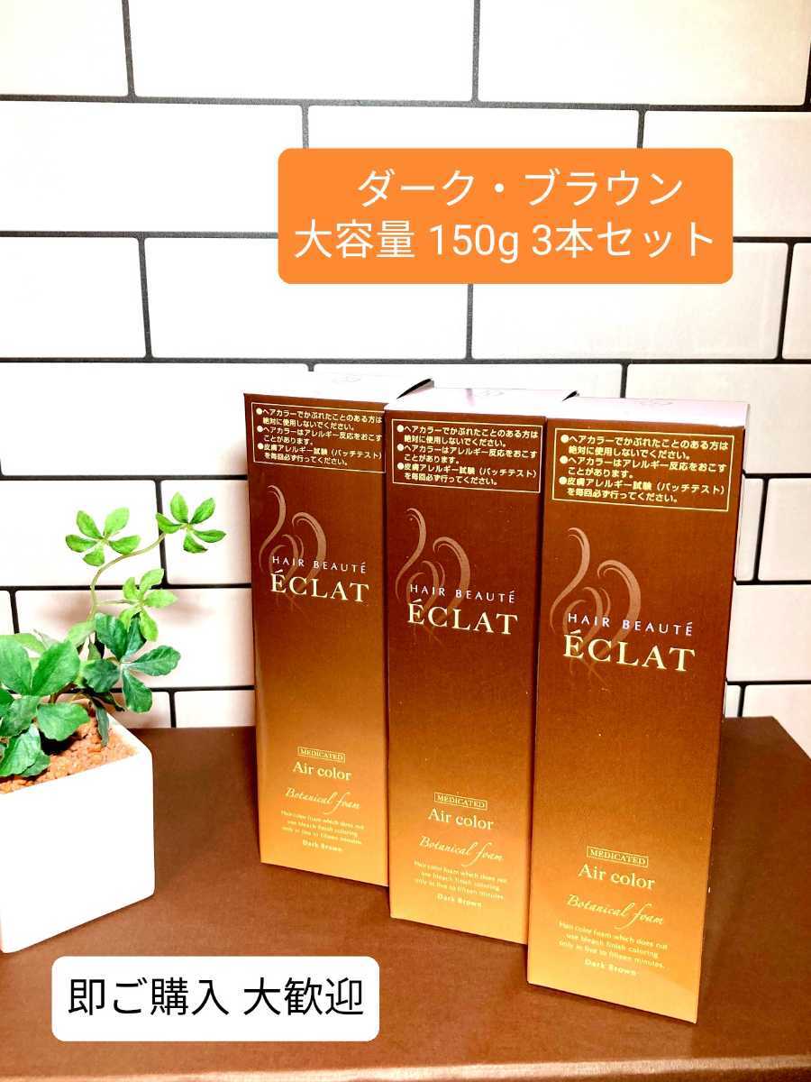 ダークブラウン ボタニカルエアカラーフォーム ヘアボーテエクラ