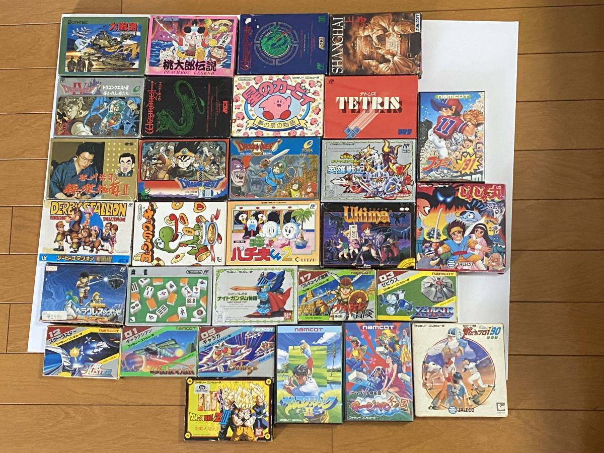 安い，爆買い ファミコンソフト 箱説付き まとめて セット ドラゴンクエスト ウィザードリィ スーパーマリオブラザーズ ファイナルファンタジー(アクション)｜売買されたオークション情報、yahooの商品 タイトル