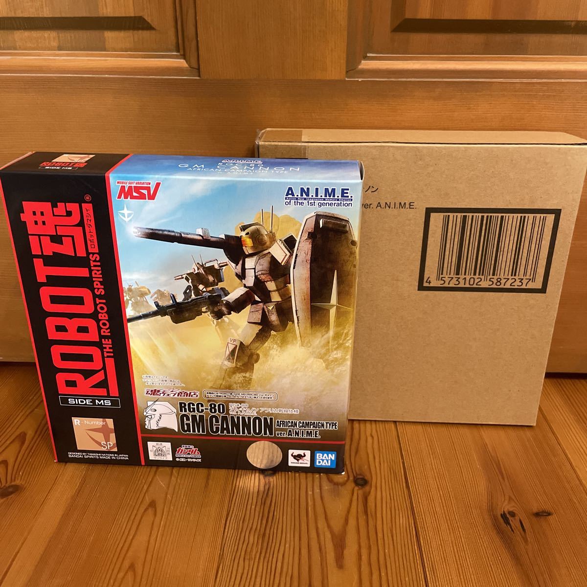 ROBOT魂 ジム・キャノン アフリカ戦線仕様 ver.A.N.I.M.E. 輸送箱付き