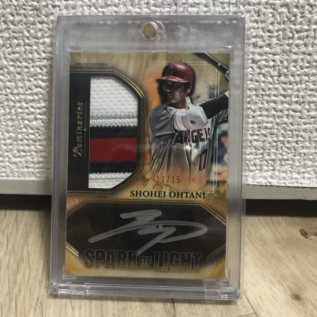 topps luminaries 2020 SPARKofLIGHT 大谷翔平 SHOHEI OHTANI 直筆 