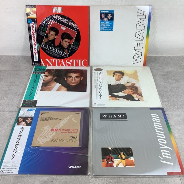 G4072【6枚セット】レコード WHAM（ワム）□ピクチャーレコード □LP