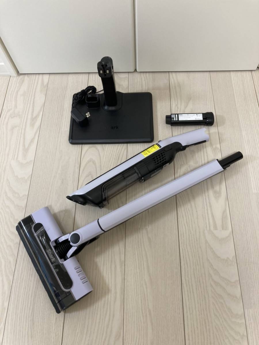 シャーク - 中古 CS300JWH Shark 掃除機 白 ホワイト SharkNinja