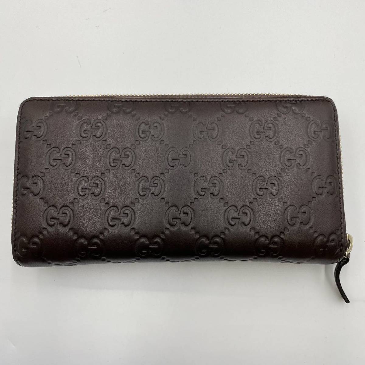 1円〜【美品】 グッチ GUCCI 長財布 ラウンドファスナー ジップ 