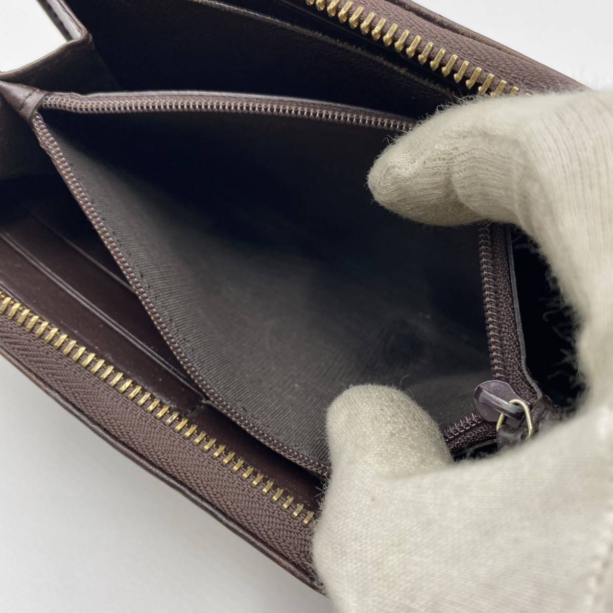 1円〜【美品】 グッチ GUCCI 長財布 ラウンドファスナー ジップ 