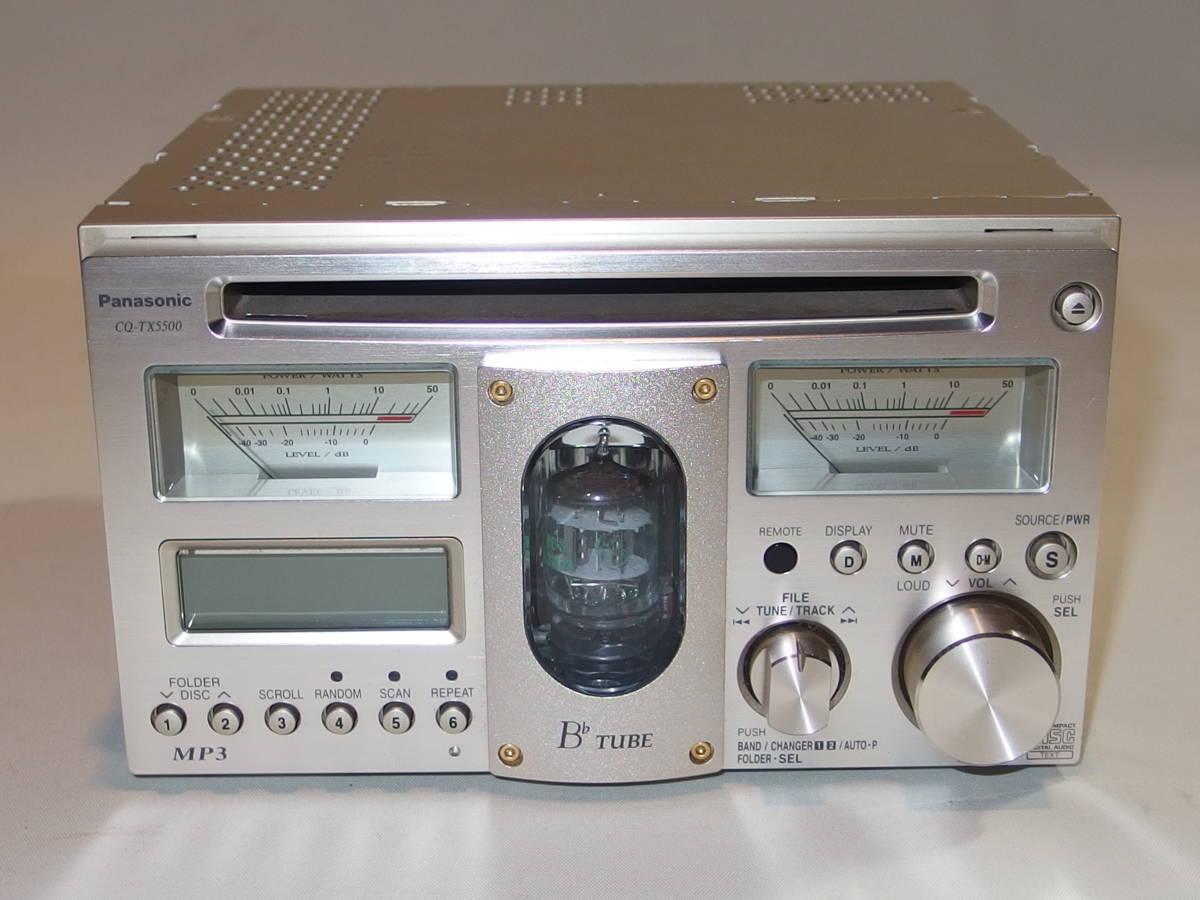 Panasonic CQ-TX5500 CQ-TX5500D パナソニック 真空管 CD Audio CD