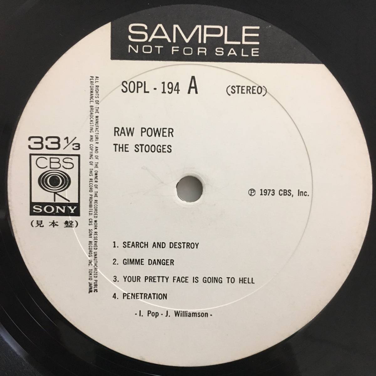 ⁄ : - POWER RAW POP STOOGES 淫力魔人(ロー・パワー) (紙ジャケ)⁄IGGY