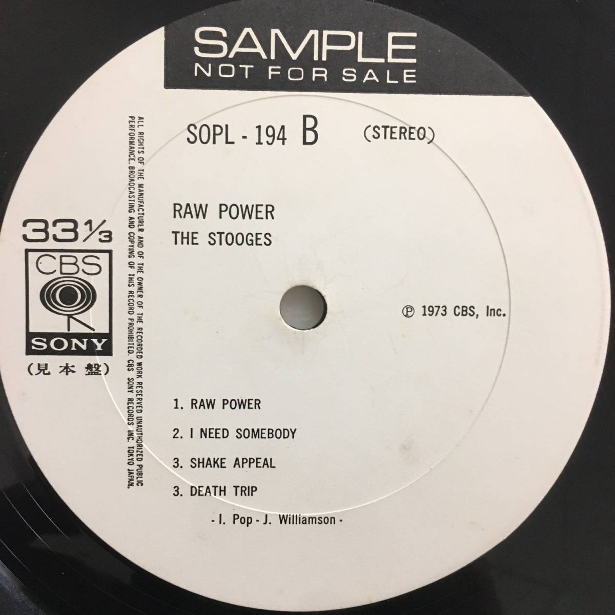 ⁄ : - POWER RAW POP STOOGES 淫力魔人(ロー・パワー) (紙ジャケ)⁄IGGY