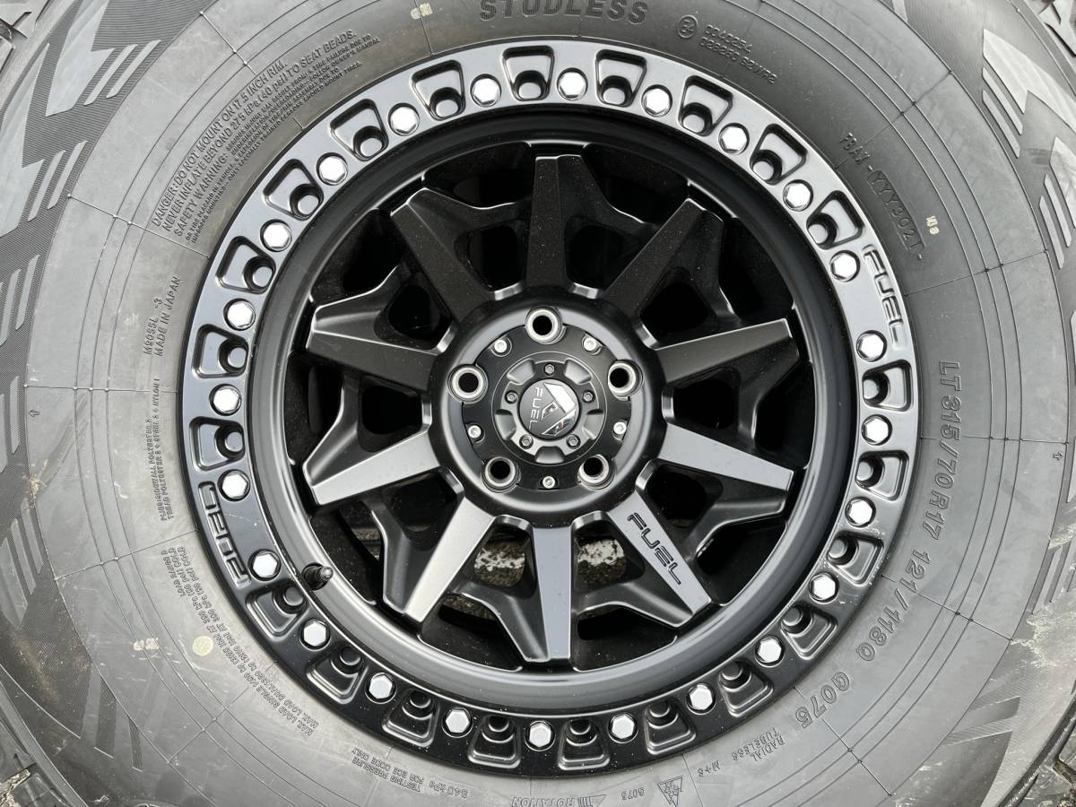 JEEPラングラー FUEL フューエル コバートD694 ICE・GUARD G075 315 