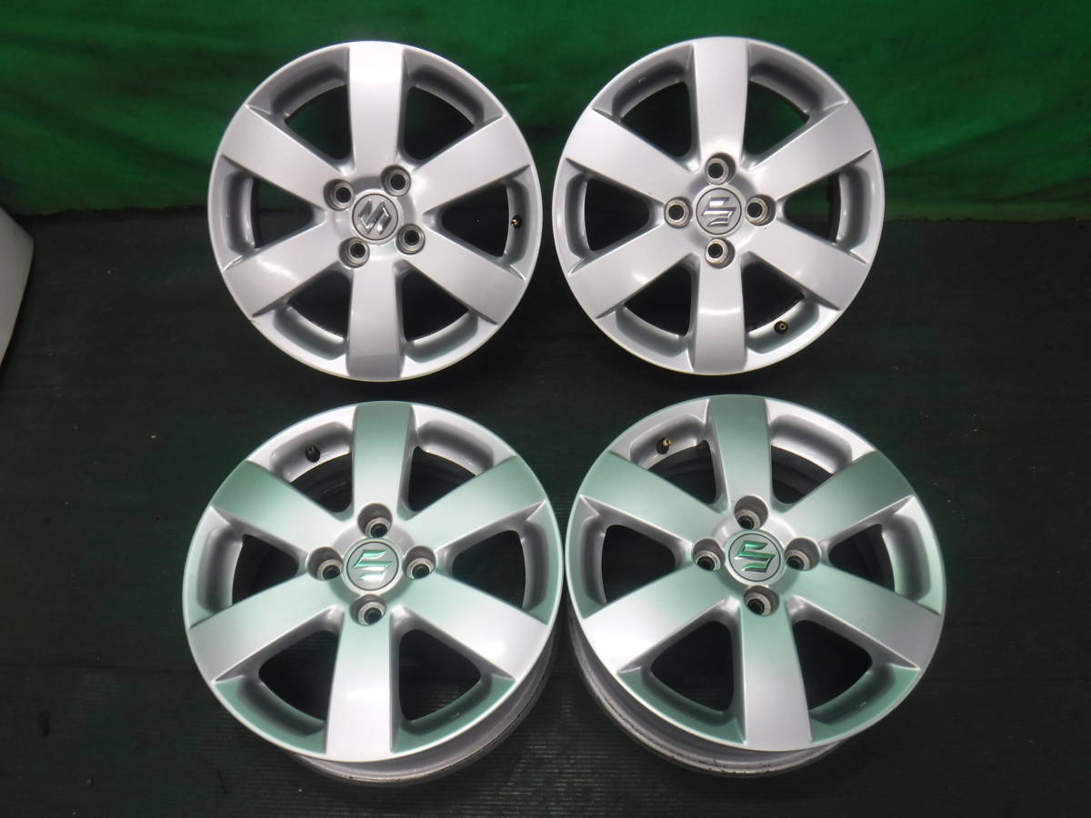 アルミホイール 15インチ 5.5J スズキ 純正 +45 PCD100 4H SUZUKI(純正