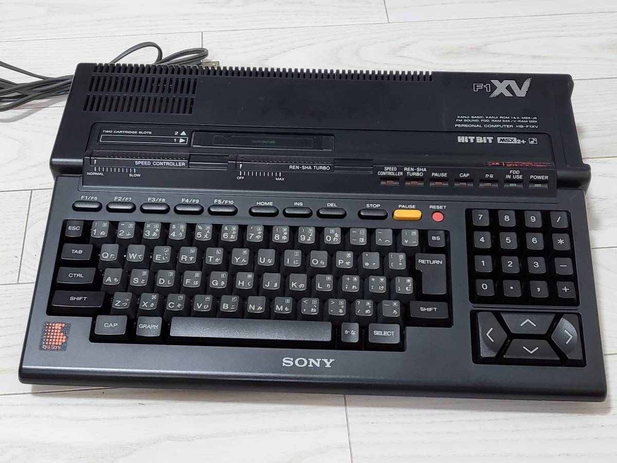 SONY HB-F1XV フルメンテナンス済 SONY HB-F1XV MSX2+ メモリ増設