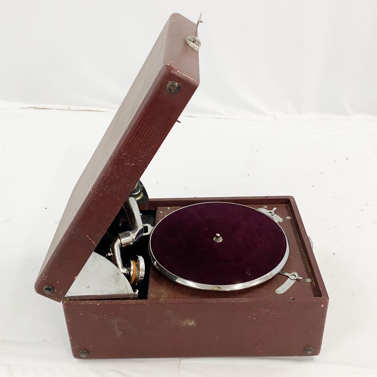 昭和レトロ 蓄音機 G-241 レコードプレイヤー 押し付けがましく コロムビア