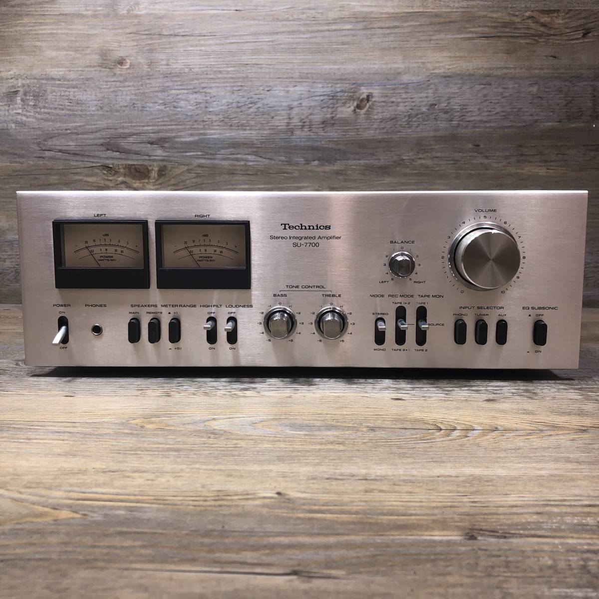 送料無料，2026 Technics テクニクス プリメインアンプ SU-7700 通電確認済(テクニクス)｜売買されたオークション情報、yahooの商品情報をアーカイブ公開 - オークファン テクニクス