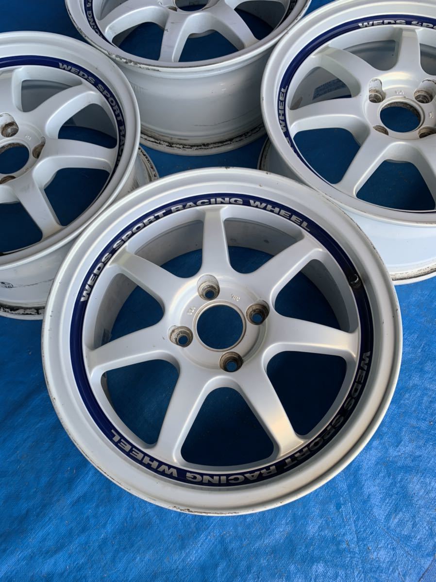 weds SPORT RACING WHEEL 15インチ 7J 4穴PCD 100 オフセット38 アルミ 