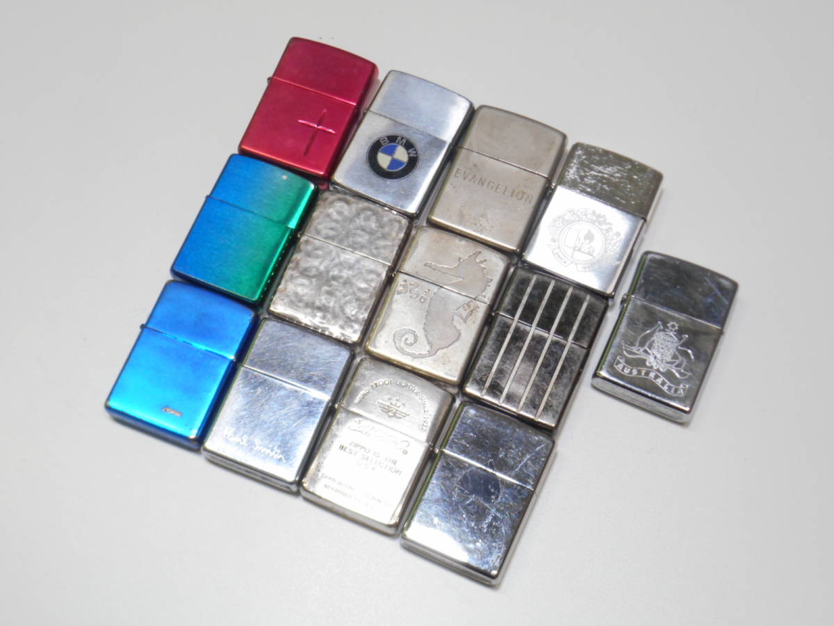 喫煙グッズ祭 ZIPPO 13個 おまとめ BMW エヴァンゲリオン うるま 