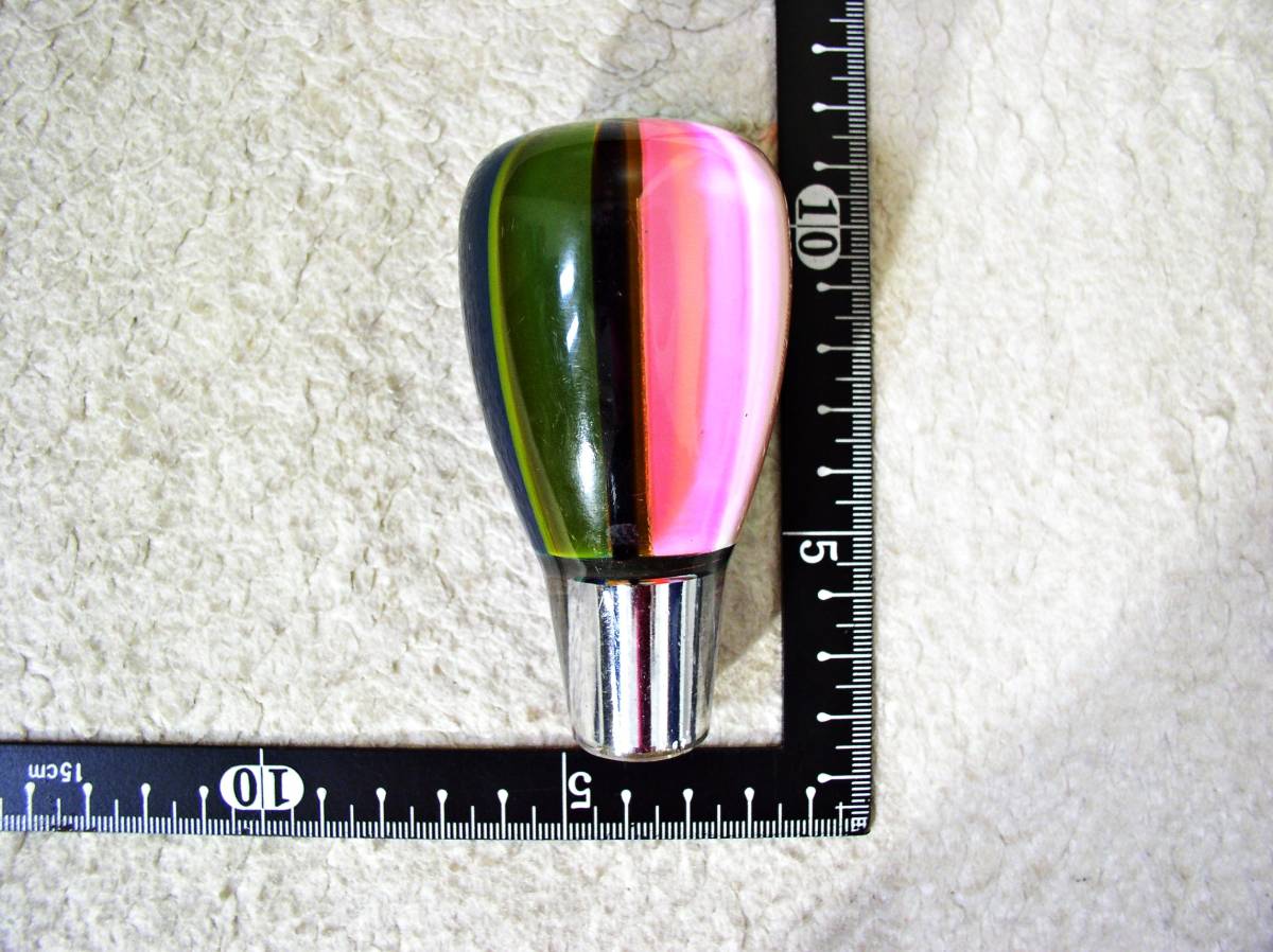 【お買い得，100%新品】 昭和レトロ かわいい レインボー 水中花 クリスタル シフトノブ サイズ不明 旧車 デコトラ 族車 アンティーク 当時物 ビンテージ(社外品)｜売買されたオークション情報、yahooの商品情報をア 社外品