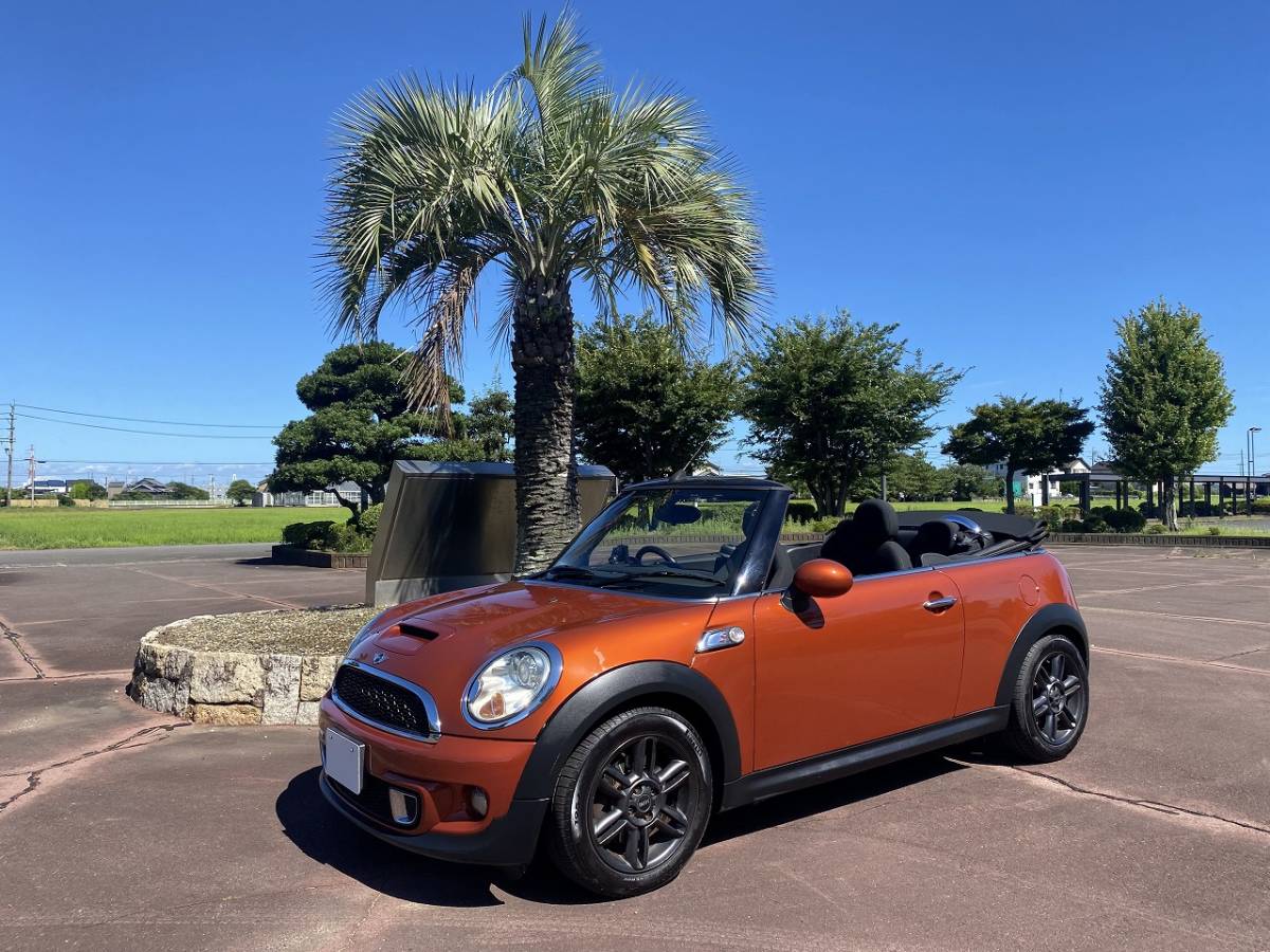 6速M/T★コンバーチブル電動開閉幌オープン★クーパーS★ターボ★後期モデル★ブラックホイール★スリット加工ディスクローター★クリソナ