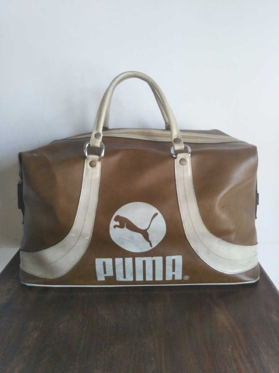 【セール，2026】 ビンテージ かなりかっこいい 70年代〜80年代 PUMA プーマ 大型ボストンバッグ 大容量バッグ 昭和レトロ(かばん、バッグ)｜売買されたオークション情報、yahooの商品情報をアーカイブ公開 - オ かばん、バッグ