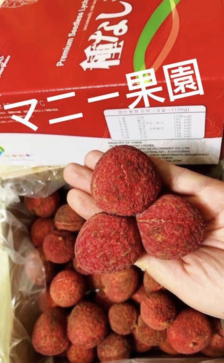 種無しライチ 約2kg クール便（冷蔵）発送 種無しライチ約2kg クール便