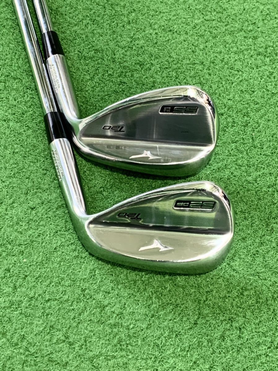 中古 ミズノ T20 52/56 NS950NEO S ２本セット シルバー　ウェッジ