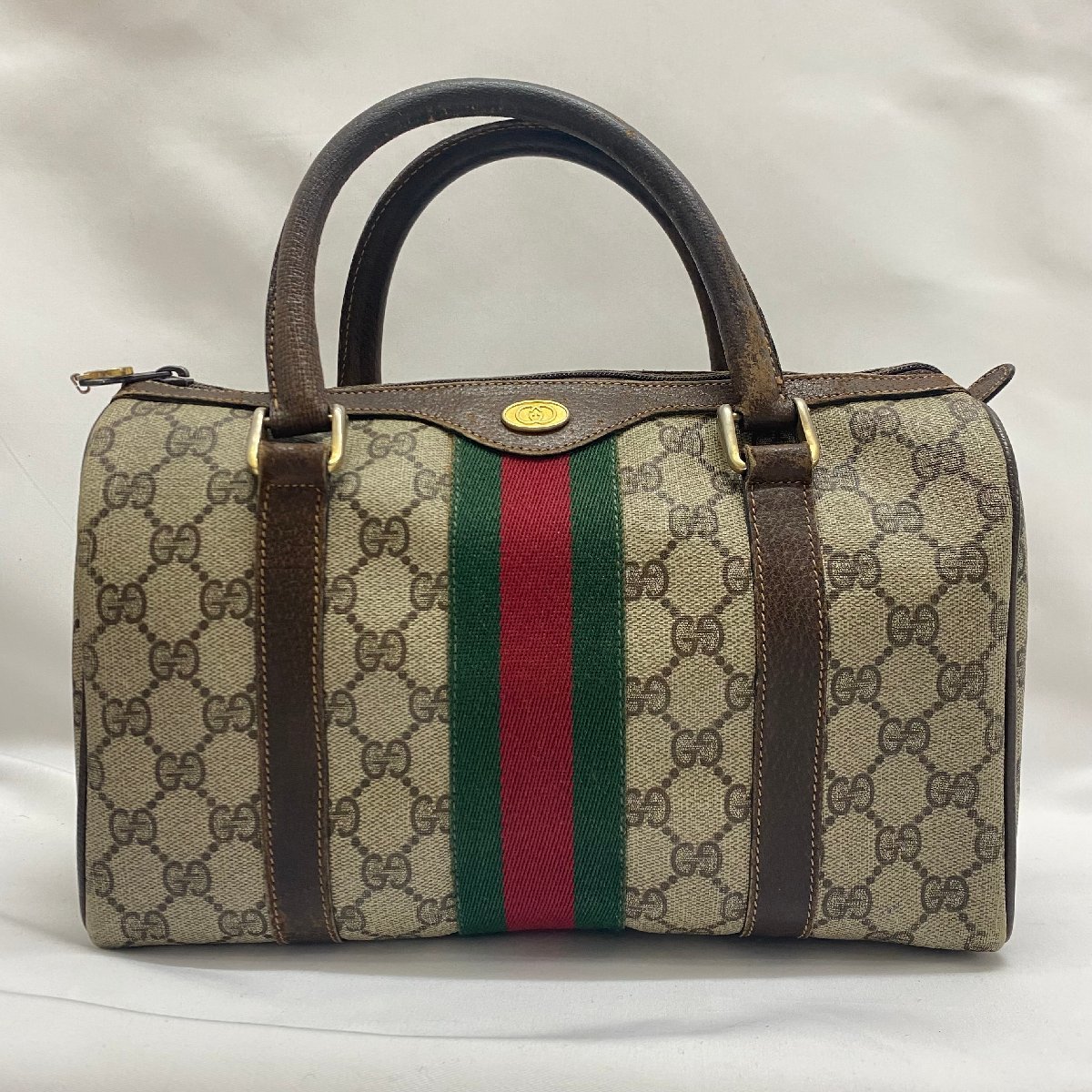 GUCCI グッチ オールドグッチ ヴィンテージ シェリーライン GG柄 横 