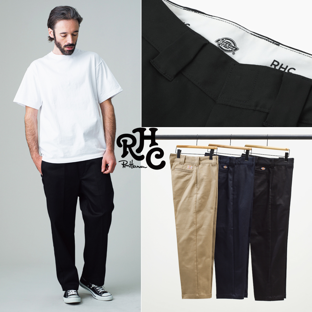 Dickies RHC for オーガニックコットン ストレートフィット ロン 