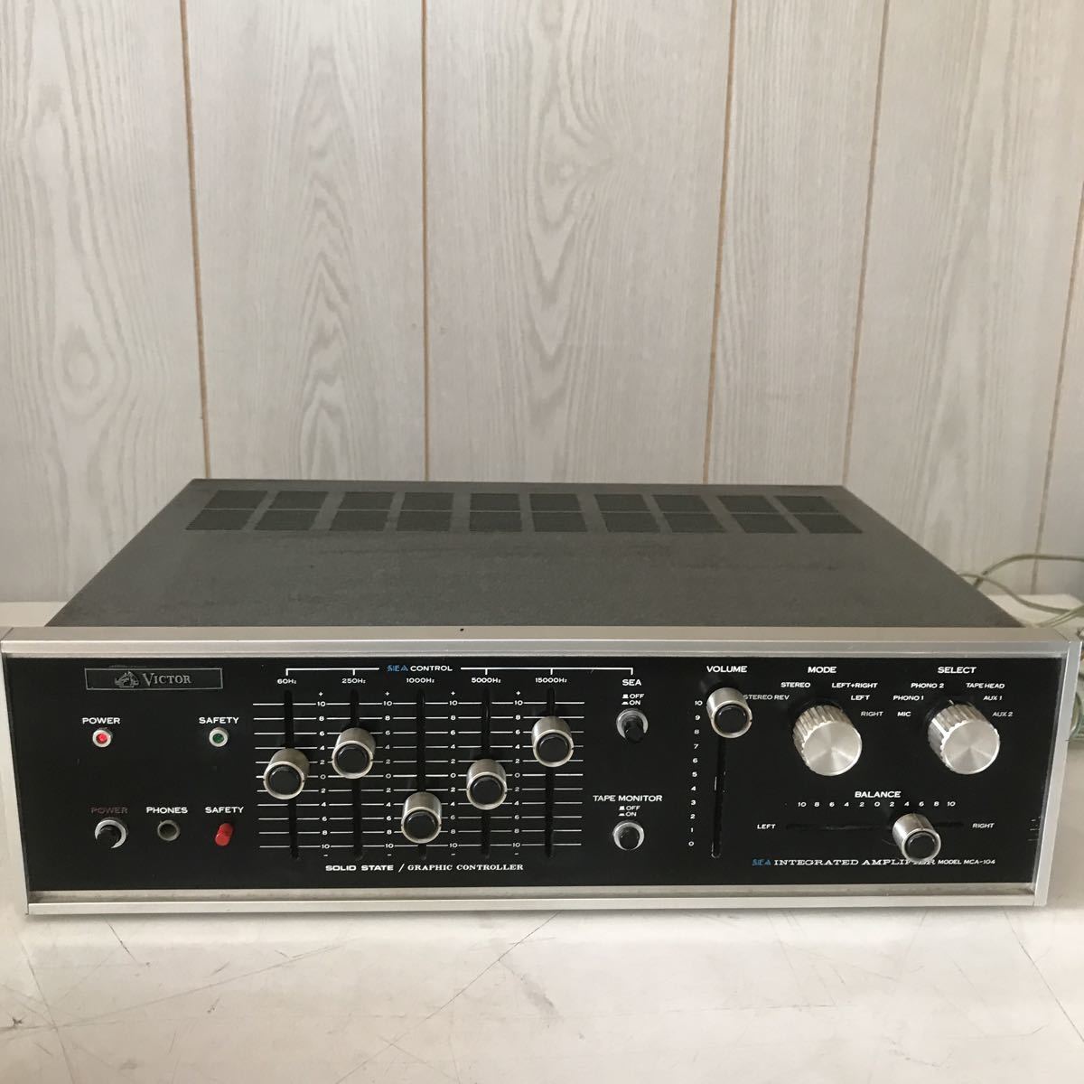 VICTOR ビクター MCA-104 アンプ ☆ ジャンク品 Yahoo!オークション