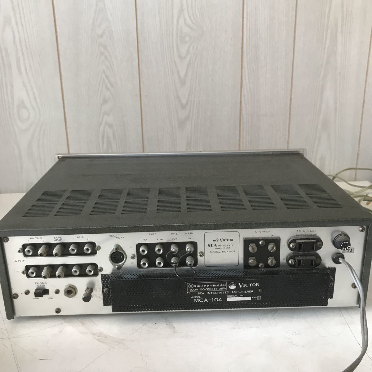 VICTOR ビクター MCA-104 アンプ ☆ ジャンク品 Yahoo!オークション