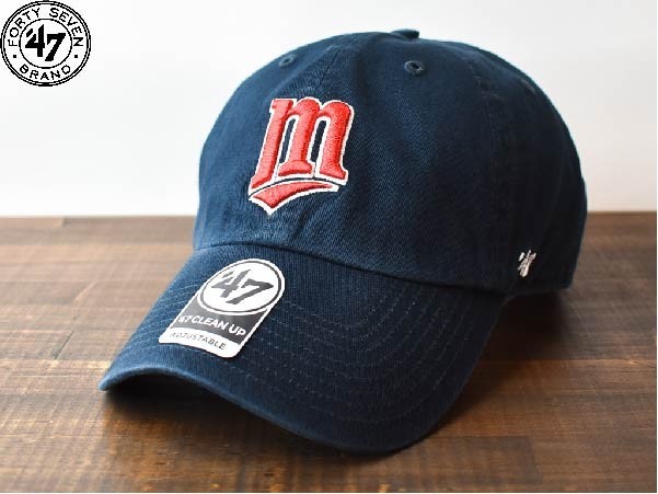 大得価，100%新品 H346 品 47 Brand 47ブランド CLEAN UP フリーサイズ MLB MINNESOTA TWINS ツインズ 帽子 キャップ(野球帽)｜売買されたオークション情報、yahooの商品情報をアーカイブ公開 - オークファン 野球帽