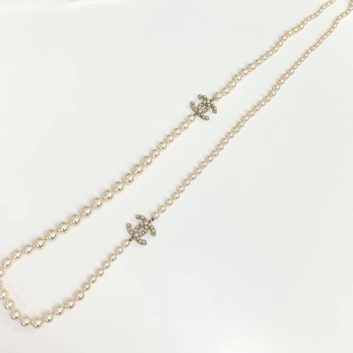 4490 シャネル ココマーク パール ネックレス A14S シャネル CHANEL 