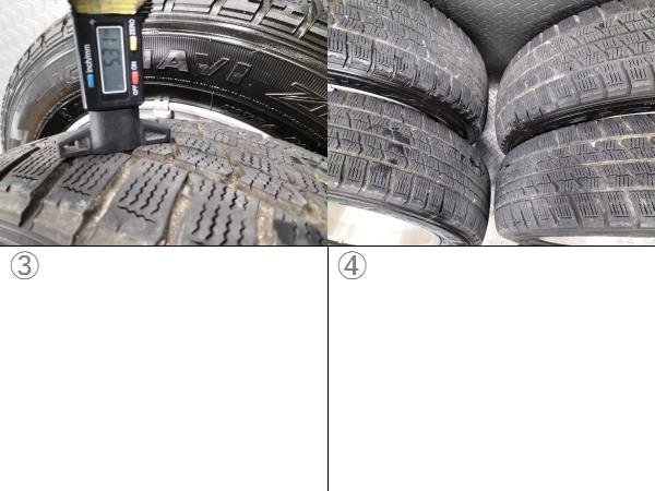 ★キレイ目!!　GBS12 トヨタ クラウン　純正　15インチ アルミ ホイール　4本　5.5J+45 PCD114.3 5穴 ハブ径60　冬 タイヤ 195/65R15 91Q★