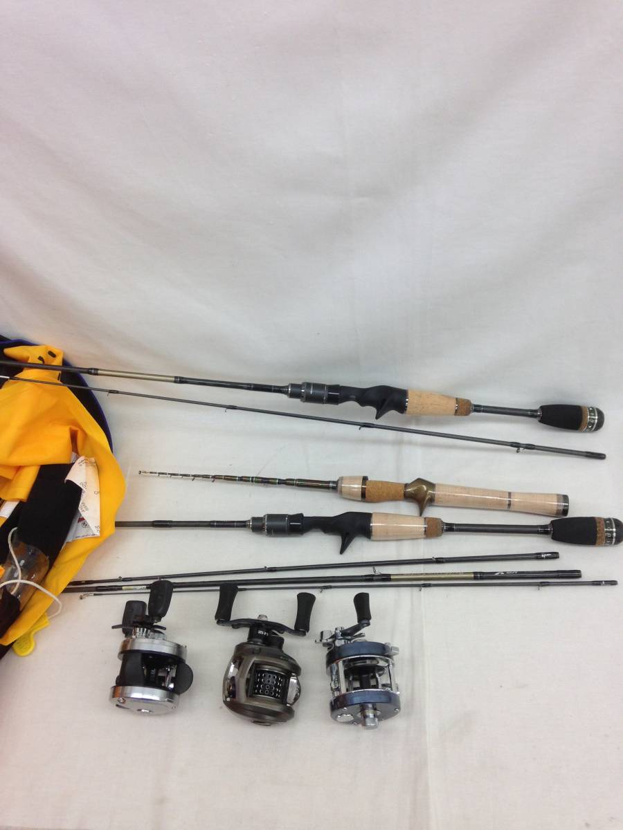 釣り具まとめ】アブガルシア Abu Garcia 竿 3本 リール 3個 腰巻ライフ