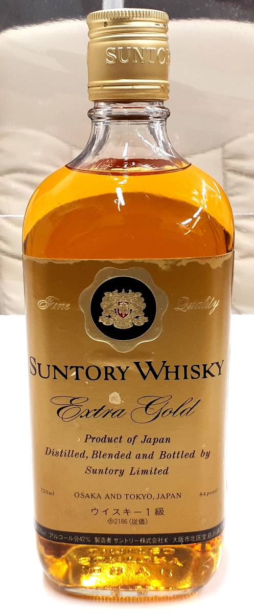サントリー - 古酒 エクストラゴールド 720ml 1級 ウイスキー グラス 