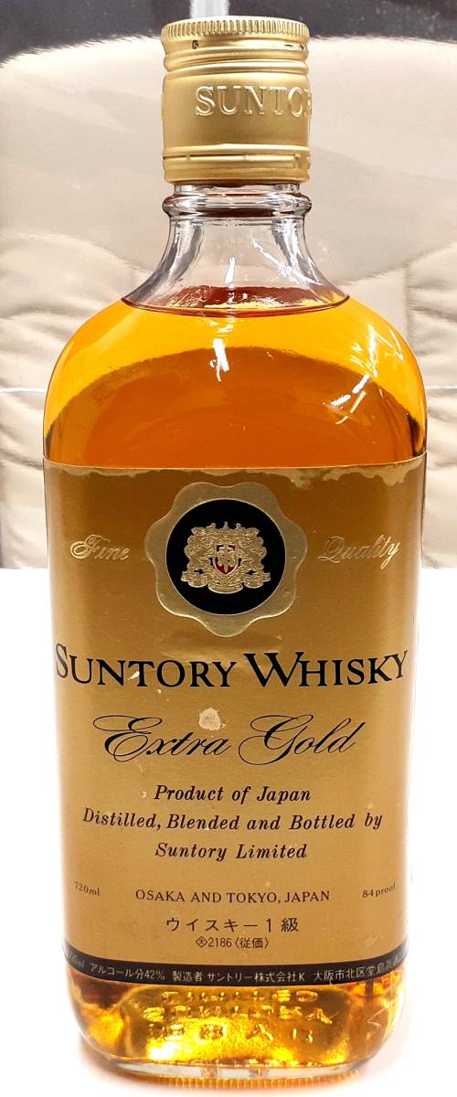 サントリー - 古酒 エクストラゴールド 720ml 1級 ウイスキー グラス 