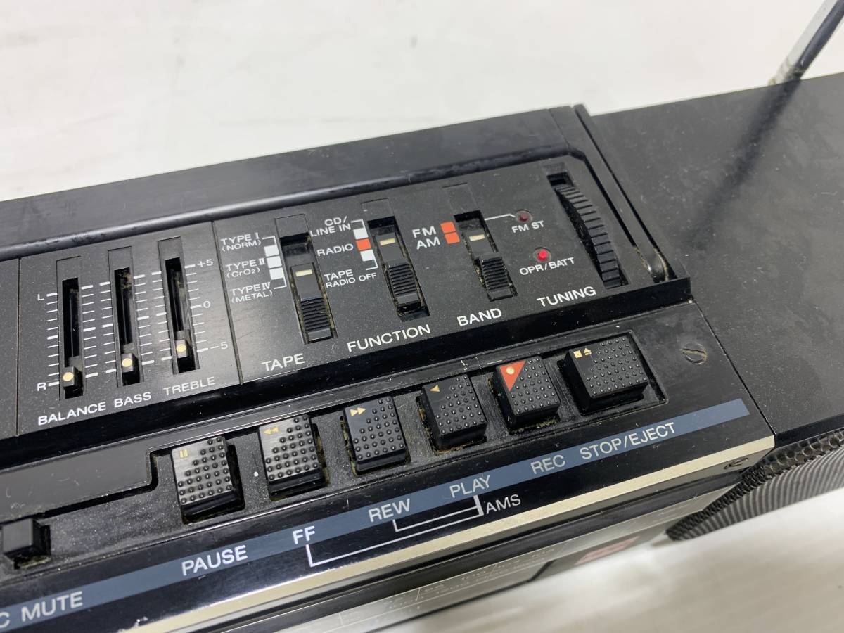 303◇SONY ZX-3 ソニー FM/AMステレオラジオカセット ラジカセ【簡単