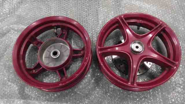 ジョグZR FI SA39J-836xxx の ホイールセット *1659069685 中古 YAMAHA