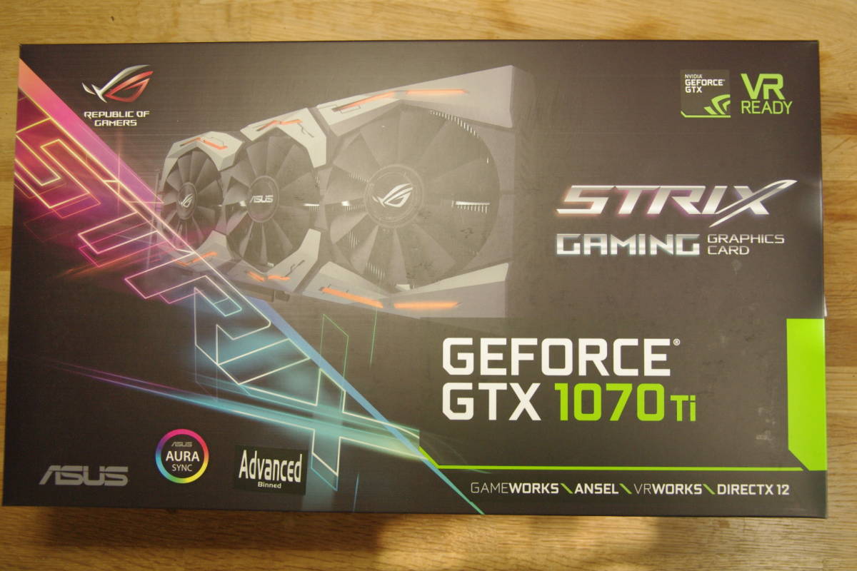 ROG Strix supersizes the GeForce GTX 1070 Ti graphics card ☆  ROG-STRIX-GTX1070TI-A8G-GAMING