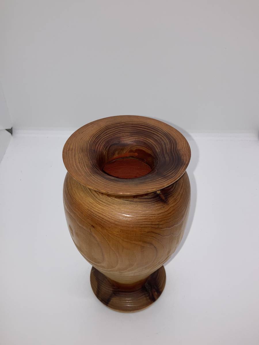 屋久杉 壺 花瓶 花器 花入 - 木製 インテリア 屋久島 花びん Yahoo