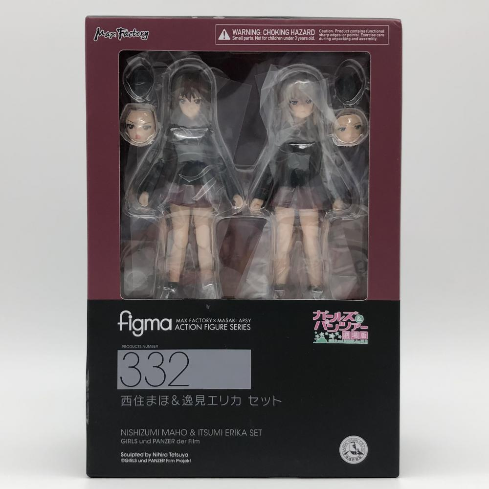 【中古】未開封 マックスファクトリー ガールズ&パンツァー 劇場版 figma 332 西住まほ&逸見エリカ セット