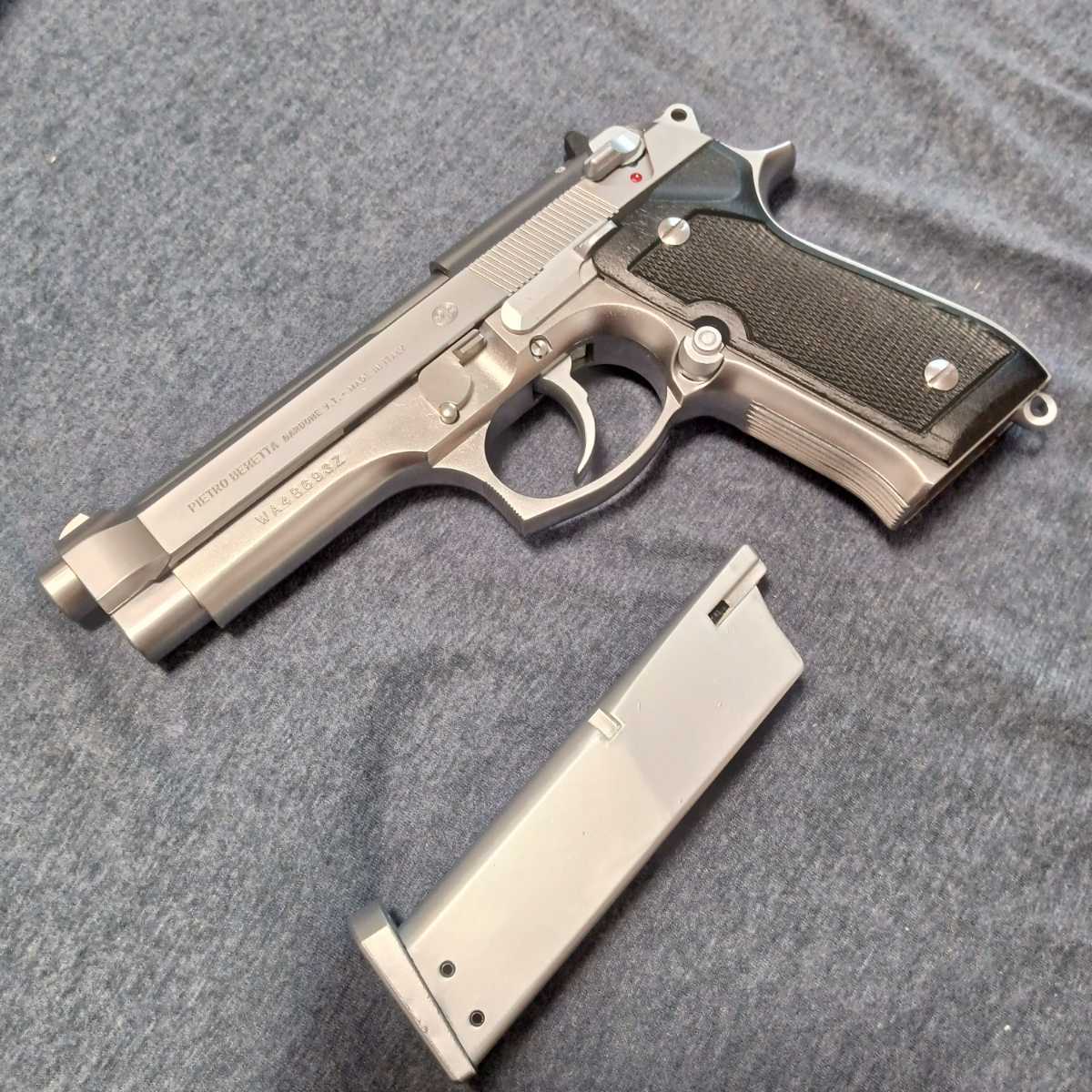 良*で様 WA ベレッタ M92FS スーパーバージョン アイノックス 木製グリ