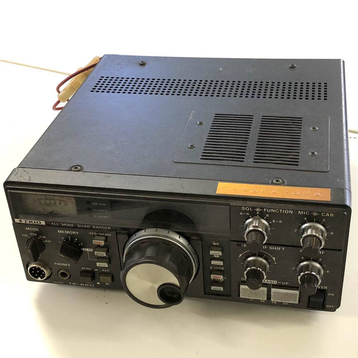 ジャンク TRIO トリオ ALL QUAD BANDER TS-660 トランシーバー 現状品