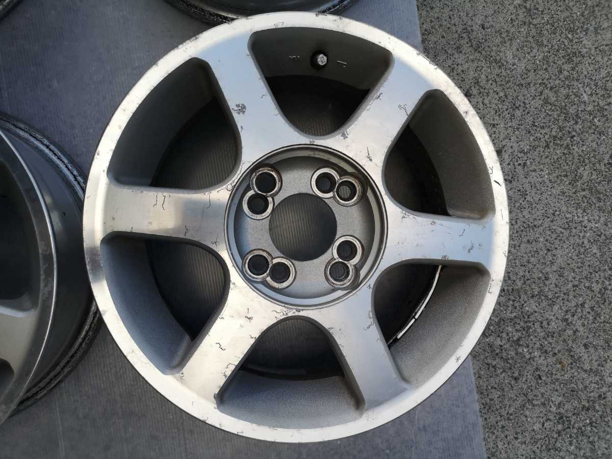 送料込 アルミホイール 14インチ 4本セット 4H 8穴 マルチ PCD100 