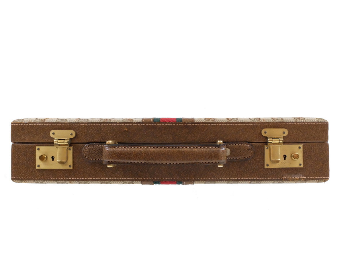 期間限定 【GUCCIグッチ】シェリーライン GGキャンバス ブリーフケース 